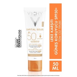 Vichy Capital Soleil 3in1 Anti Dark Spot Leke Karşıtı Renkli Güneş Kremi Spf50 50ml