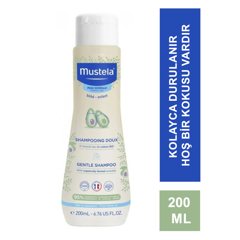 Mustela Gentle Papatya Özlü 200 ml Şampuan Mustela Gentle Papatya Özlü 200 ml Şampuan