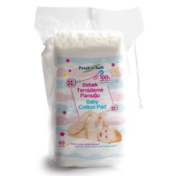 Fresh'n Soft Bebek Temizleme Pamuk 60 lı