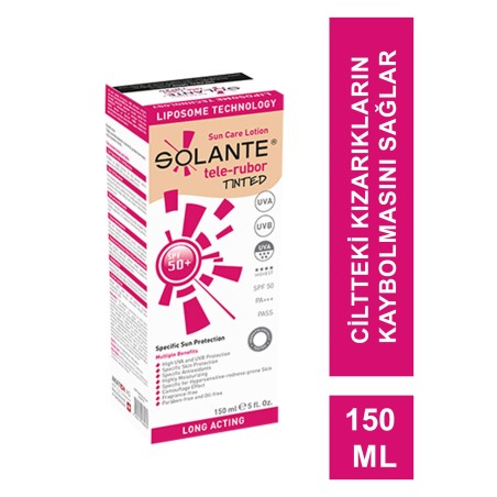 Solante Tele-Rubor Tinted Spf50 Losyon 150ml