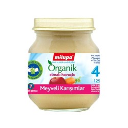 Milupa organik elmalı havuçlu kavanoz maması 125gr