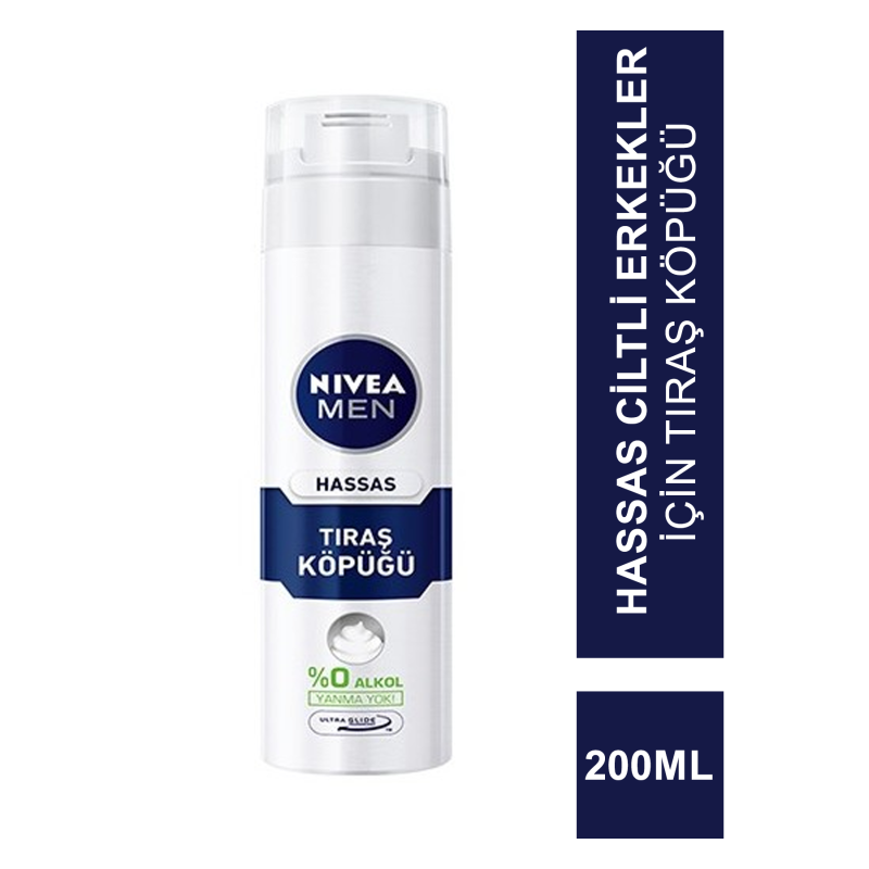 Nivea Men Sensitive Hassas Tıraş Köpüğü 200 ml Nivea Men Sensitive Hassas Tıraş Köpüğü 200 ml