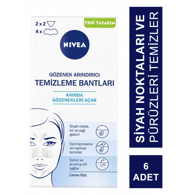 Nivea Gözenek Arındırıcı Temizleme Bantları