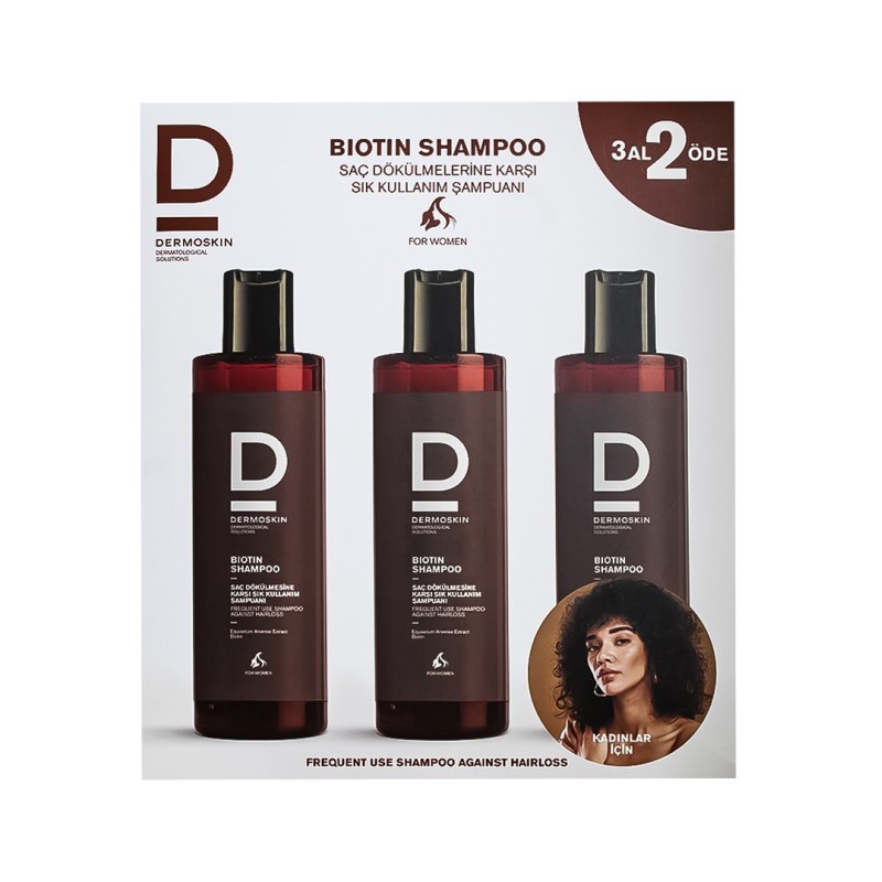 Dermoskin Biotin Şampuan Kadın 200 ml 3 Al 2 Öde