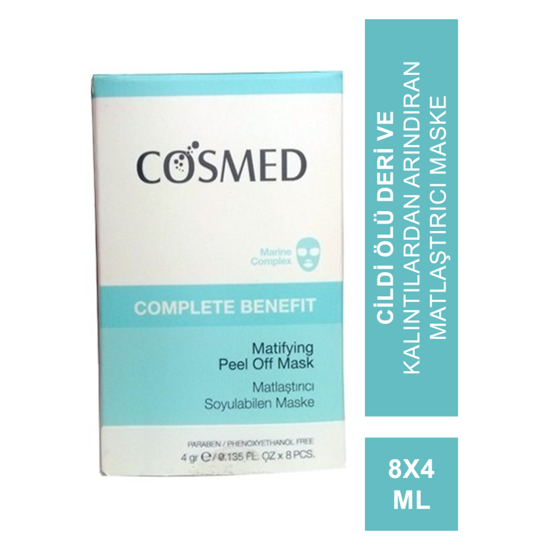 Cosmed Complete Benefit Matlaştırıcı Soyulabilen Maske