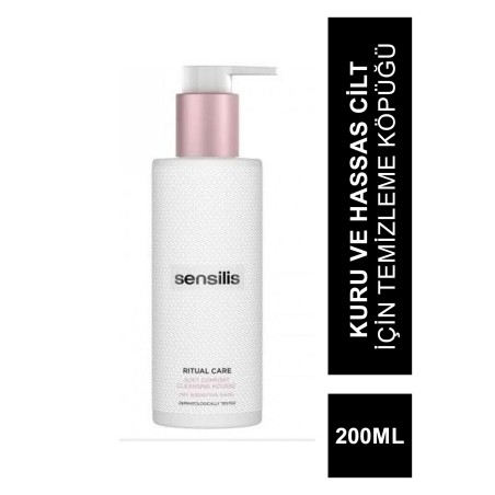 Sensilis Ritual Care Soft Comfort Cleansing Mousse 200ml-Kuru ve Hassas Cilt İçin Temizleme Köpüğü