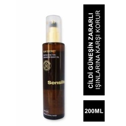 Sensilis Sun Secret Protective Tan Enhancer Body Oil Spf30+ 200mL