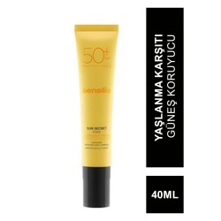 Sensilis Sun Secret Protective & Anti Aging Fluid Face Cream Spf50+ 40mL (S.K.T 12-2023)