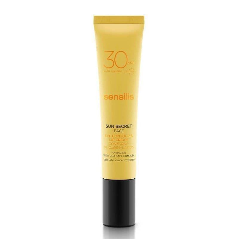 Sensilis Sun Secret Protective Anti Aging Eye Contour & Lip Cream Spf30 15mL. Sensilis Sun Secret Protective Anti Aging Eye Contour & Lip Cream Spf30 15mL.