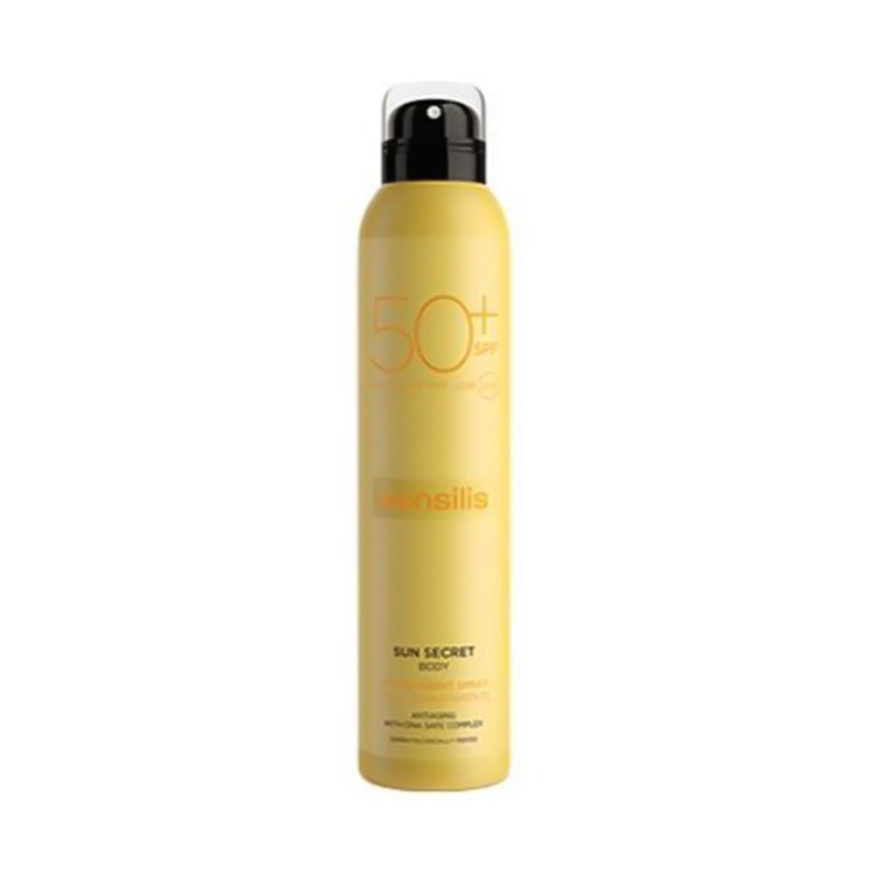 Sensilis Sun Secret Protective & Anti Aging Sun Body Transparent Spray Spf50+ 200mL