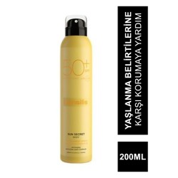 Sensilis Sun Secret Protective & Anti Aging Sun Body Transparent Spray Spf50+ 200mL