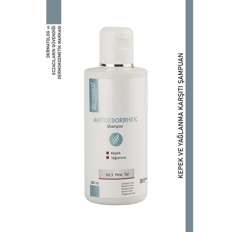 Dermoskin Antiseborrheic Kepek ve Yağlanma Karşıtı Şampuan 200 ml