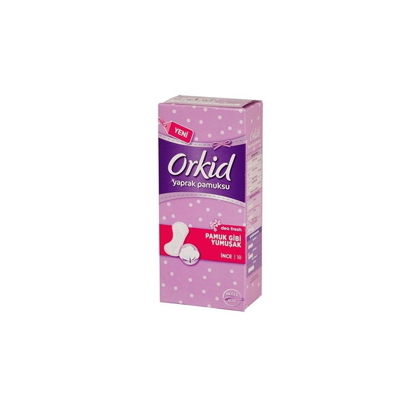 Orkid Yaprak Pamuksu Deo Fresh Ped 18'Lİ