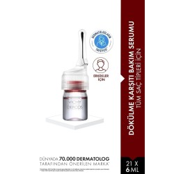 Vichy Dercos Aminexil Clinical 5 21x6ml - Erkekler İçin Saç Dökülmesine Karşı Serum