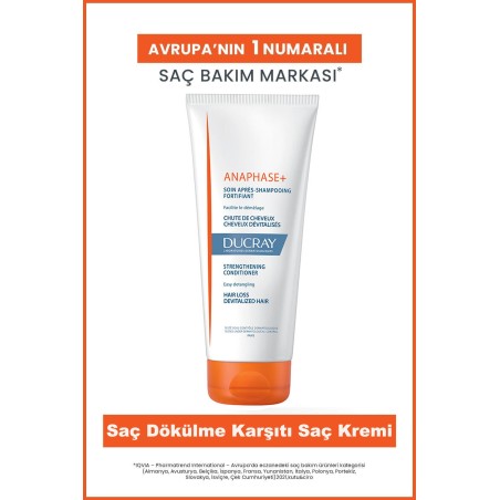 Ducray Anaphase+ Conditioner 200 ml Saç Dökülmesine Karşı Saç Kremi
