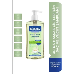 Biobaby Bebek Saç ve Vücut Şampuanı 500 ml
