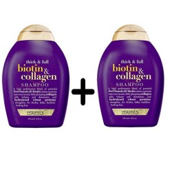 Organix Biotin & Collagen Shampoo 385 ml - Full Dolgunlaştırıcı ve Uzatıcı Şampuan x 2