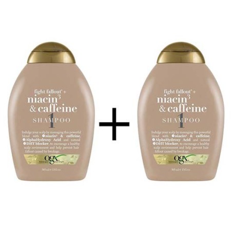Organix Niacin3&Caffein Shampoo - Dökülmelere Karşı Şampuan 385 ml x 2