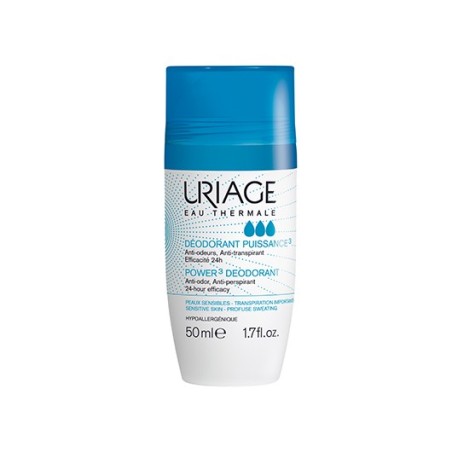 Uriage Power3 Deodorant Roll On 24h 50ml 