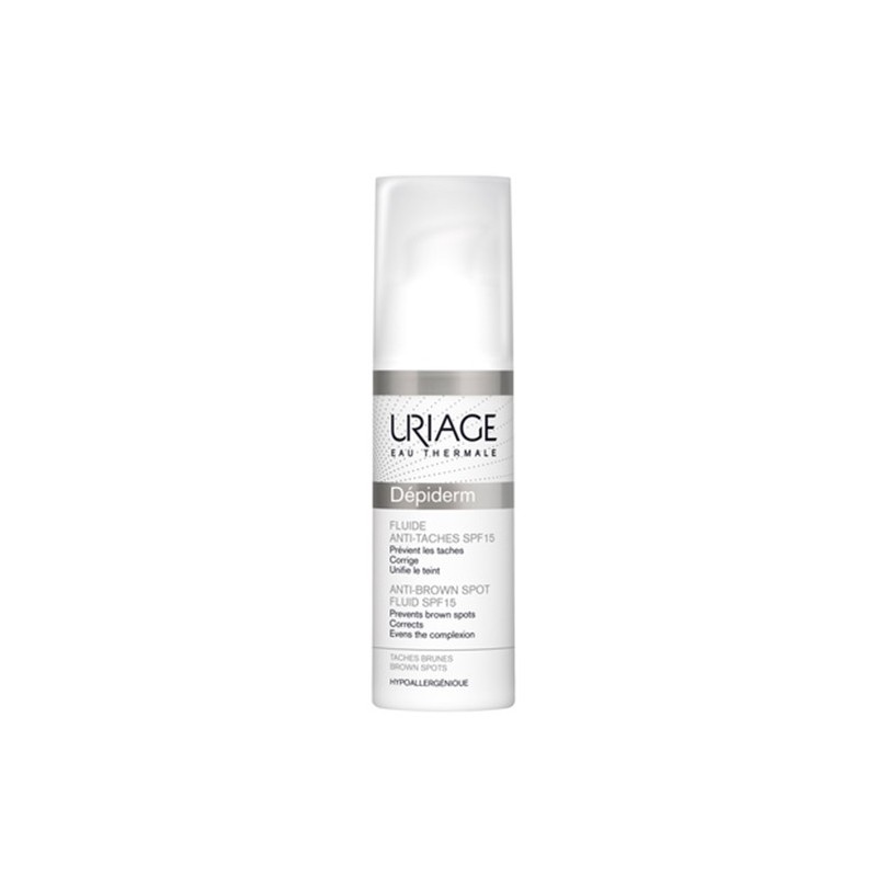 Uriage Depiderm Anti-Brown Spot Fluid SPF15 30ml - Leke Kremi Uriage Depiderm Anti-Brown Spot Fluid SPF15 30ml - Leke Kremi