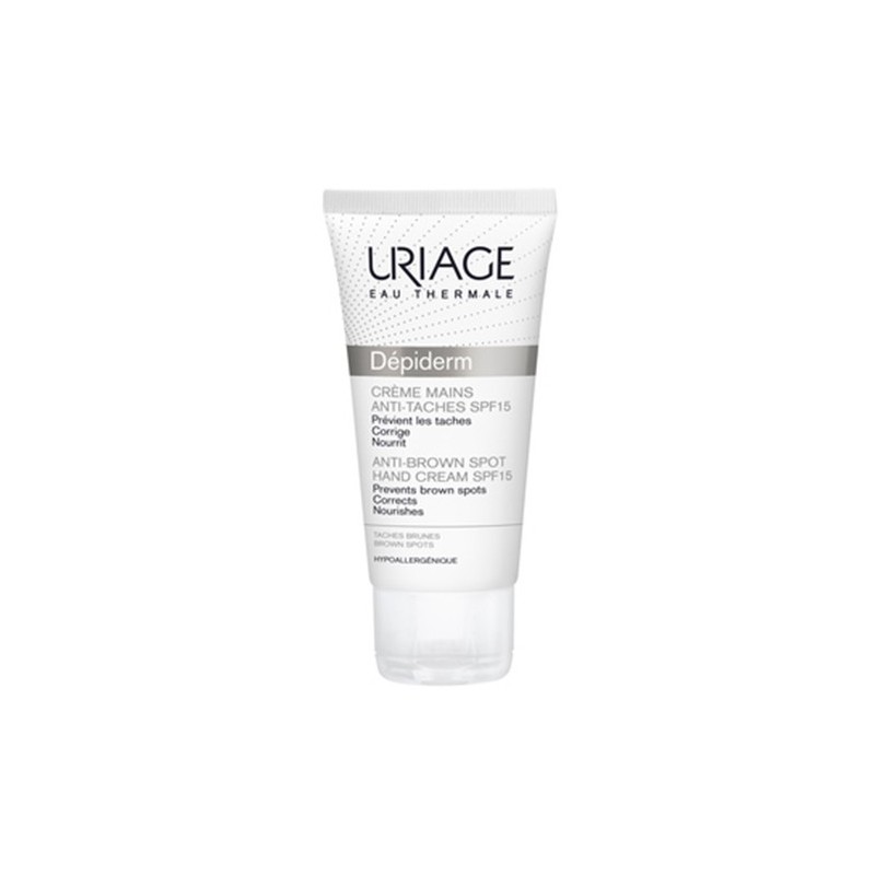 Uriage Depiderm Anti-Brown Spot Hand Cream SPF15 50ml Uriage Depiderm Anti-Brown Spot Hand Cream SPF15 50ml
