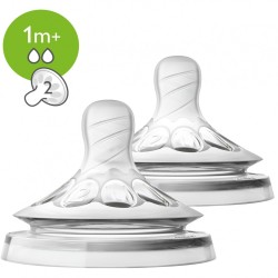 Philips Avent Natural Biberon Emziği 1 Ay+ NO:2 2'li (SCF042/27)