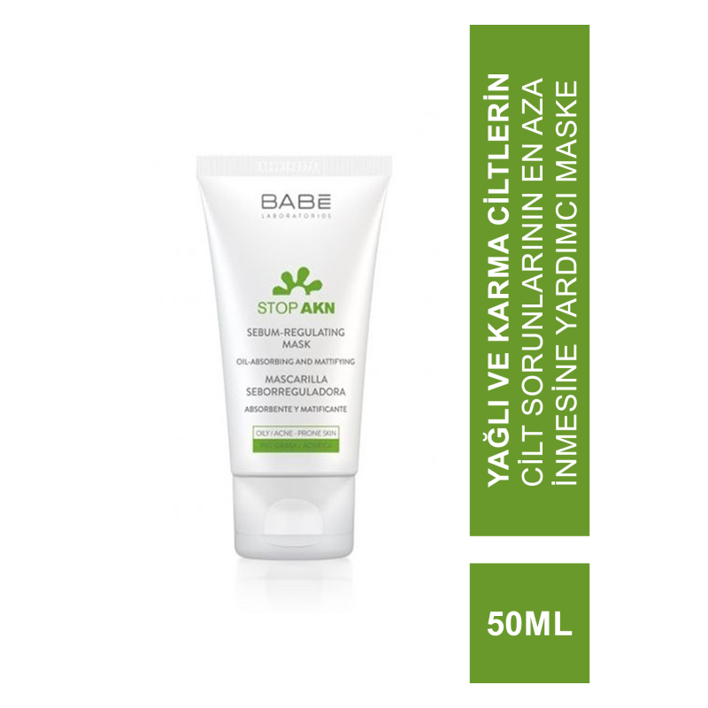 Babe Stop Akn Sebum-Regulating Mask 50 ml Babe Stop Akn Sebum-Regulating Mask 50 ml