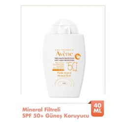 Avene SPF 50+ Fluide Mineral 40 ml Güneş Koruyucu