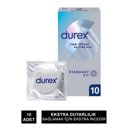 Durex Yok Ötesi Ekstra İnce Ekstra His 10lu Prezervatif (S.K.T 04-2025)