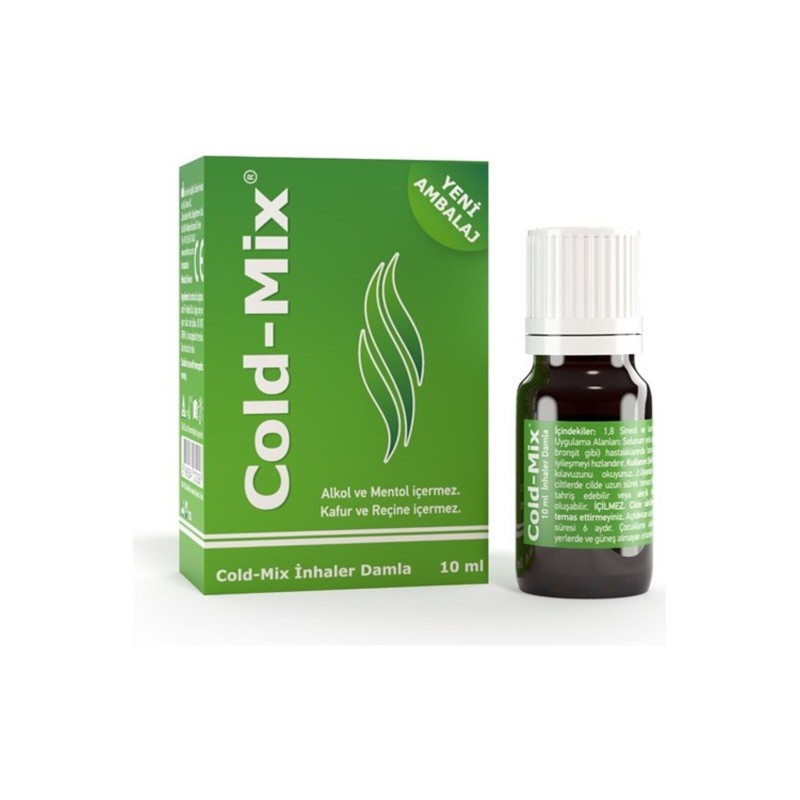 Cold Mix İnhaler Damla Yeşil 10 ml Cold Mix İnhaler Damla Yeşil 10 ml