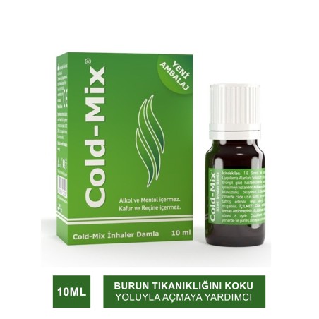 Cold Mix İnhaler Damla Yeşil 10 ml