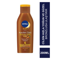Nivea Sun SPF 6 200 ml Karoten Özlü Güneş Sütü