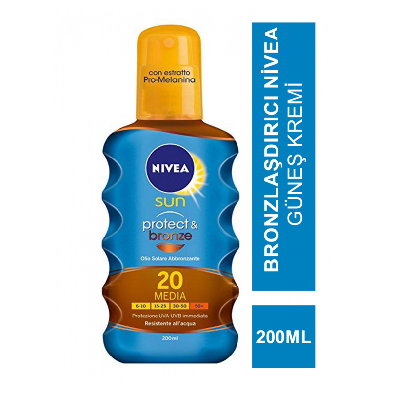 Nivea Sun Koruma&Bronzluk Bronzluk Arttırıcı & Koruyucu Güneş Yağı Gkf 20 200Ml Nivea Sun Koruma&Bronzluk Bronzluk Arttırıcı & Koruyucu Güneş Yağı Gkf 20 200Ml