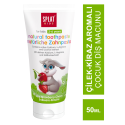 Splat Kids Natural Toothpaste Çilek-Kiraz Tadında 2-6 Yaş Diş Macunu 50ml