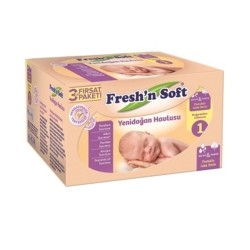 Fresh'n Soft Yenidoğan Havlusu 3lü Fırsat Paketi