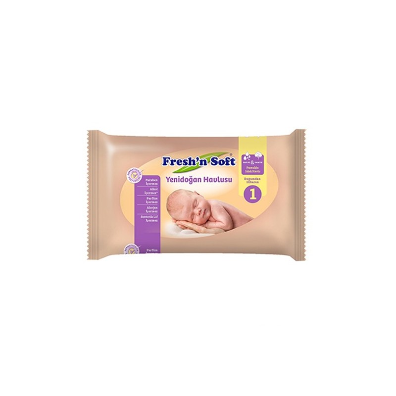 Fresh'n Soft Yenidoğan Havlusu / 40 Yaprak Fresh'n Soft Yenidoğan Havlusu / 40 Yaprak