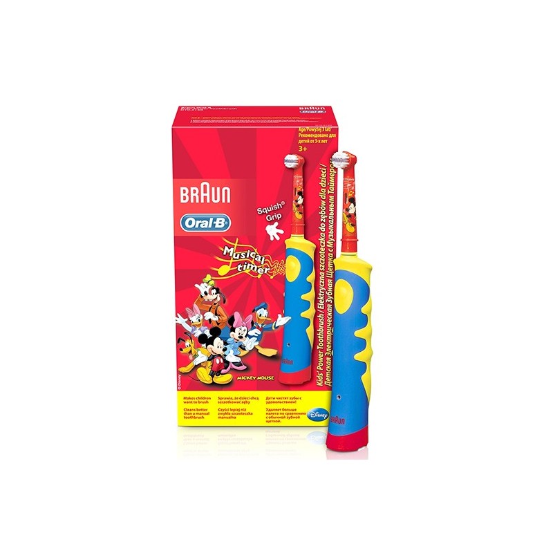 Oral-B Şarj Edilebilir Diş Fırçası Çocuklar İçin Mickey D10 Oral-B Şarj Edilebilir Diş Fırçası Çocuklar İçin Mickey D10
