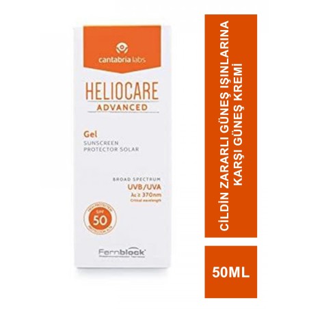 Heliocare Advanced SPF 50 Gel Güneş Kremi 50 ml