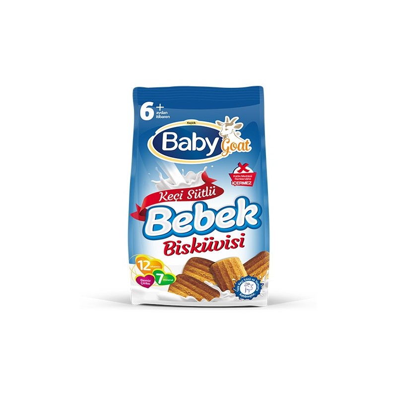 Baby Goat Keçi Sütlü Bebek Bisküvisi 200gr Baby Goat Keçi Sütlü Bebek Bisküvisi 200gr