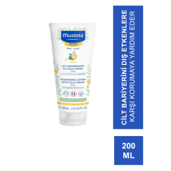 Mustela Nourishing Lotion With Cold Cream Vücut Losyonu 200 ml (S.K.T 12-2023)