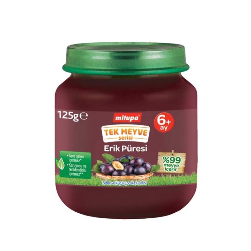 Milupa Tek Meyve Erik Püresi 125g