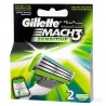 Gillette Tıraş Bıçağı Mach-3 Sensitive 2 Li Başlık