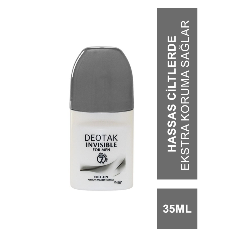 Deotak For Men Invisible Roll-on Deodorant 35ml Deotak For Men Invisible Roll-on Deodorant 35ml