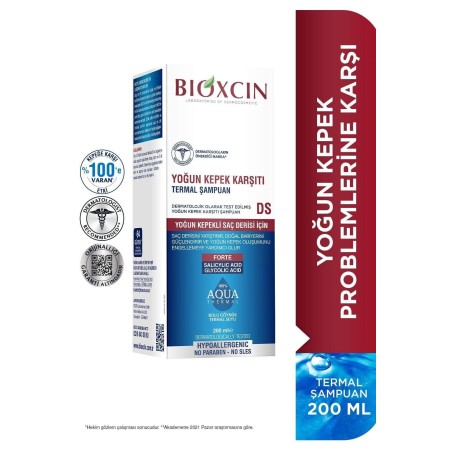 Bioxcin Aqua Thermal Şampuan Yoğun Kepek Karşıtı DS 200 ml