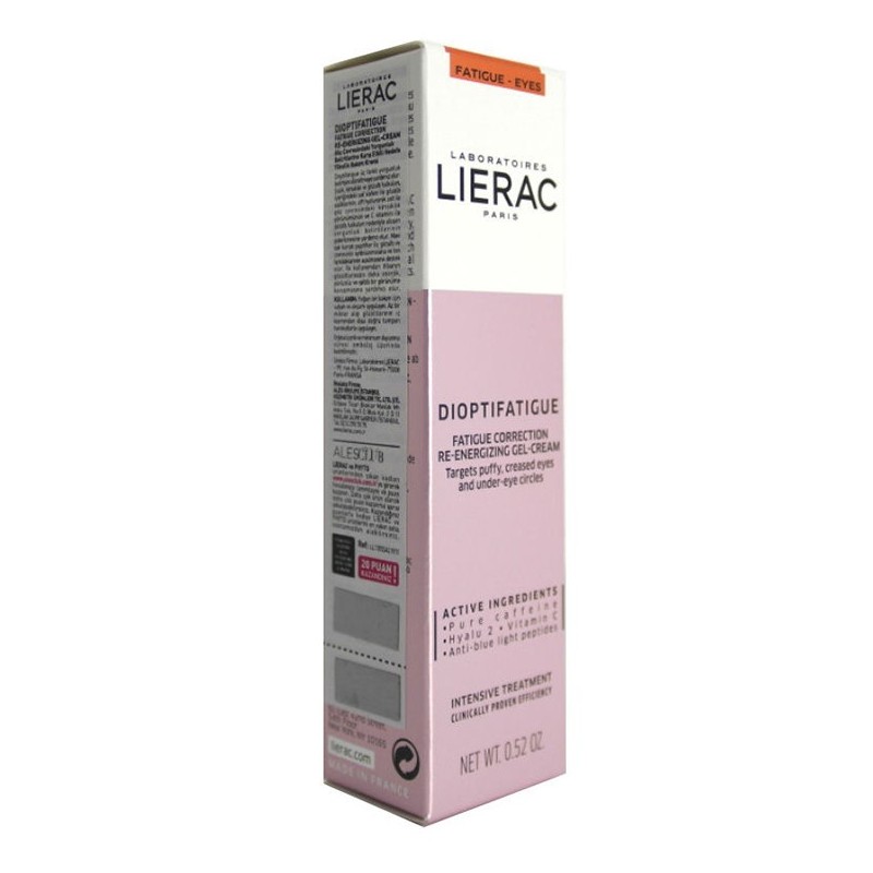 Lierac Dioptifatigue Re-Energizing Gel Cream 15ml