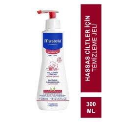 Mustela Soothing Cleansing Gel 300 ml Çok Hassas Ciltler İçin Temizleme Jeli (S.K.T 09-2024)