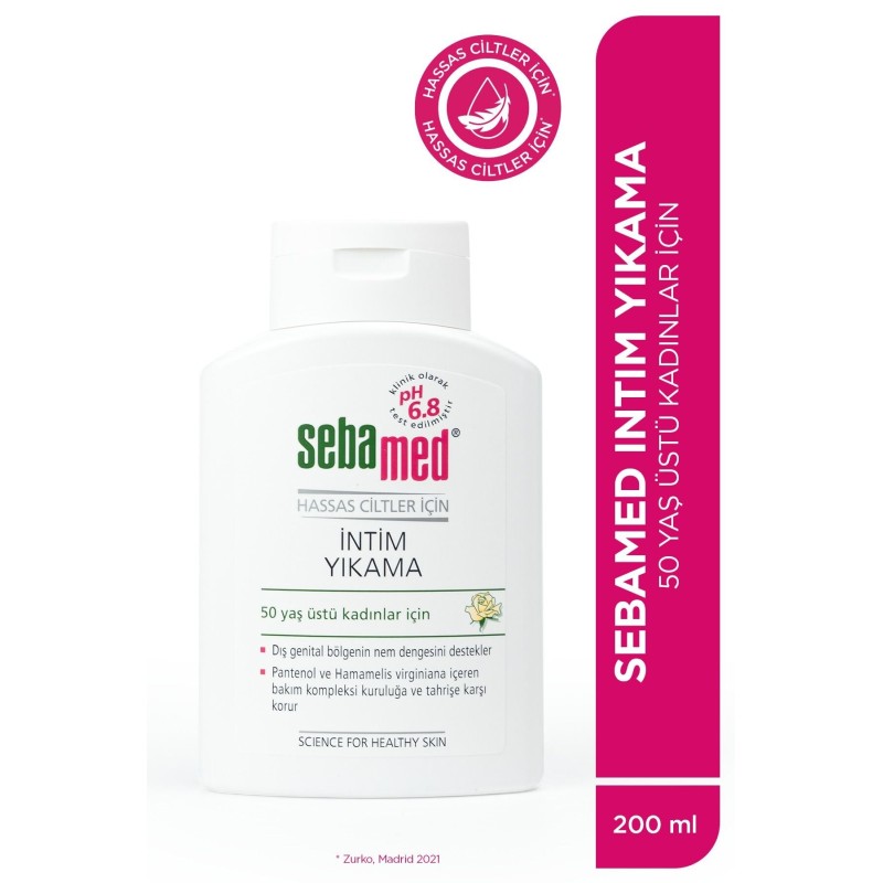 Sebamed İntim Menapoz Ph 6,8 Yıkama Jeli 200 ml Sebamed İntim Menapoz Ph 6,8 Yıkama Jeli 200 ml
