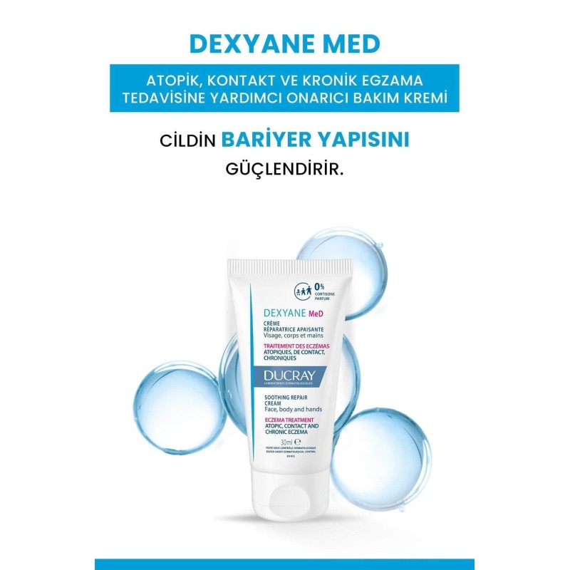 Ducray Dexyane MeD Creme 30 ml Yatıştırıcı Yüz Ve Vücut Kremi Ducray Dexyane MeD Creme 30 ml Yatıştırıcı Yüz Ve Vücut Kremi