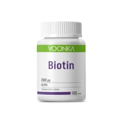 Voonka Biotin İçerikli Takviye Edici Gıda 2500 mg 102 Tablet Yorumları ve Uygun Alım Fırsatı