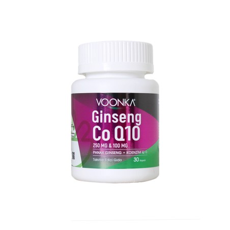Voonka Ginseng Coenzyme Q10 30 Kapsül